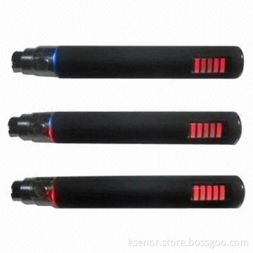 Top Quality eGo-V V E-cigarette Batteries with Variable Voltage, CE and RoHS Marks